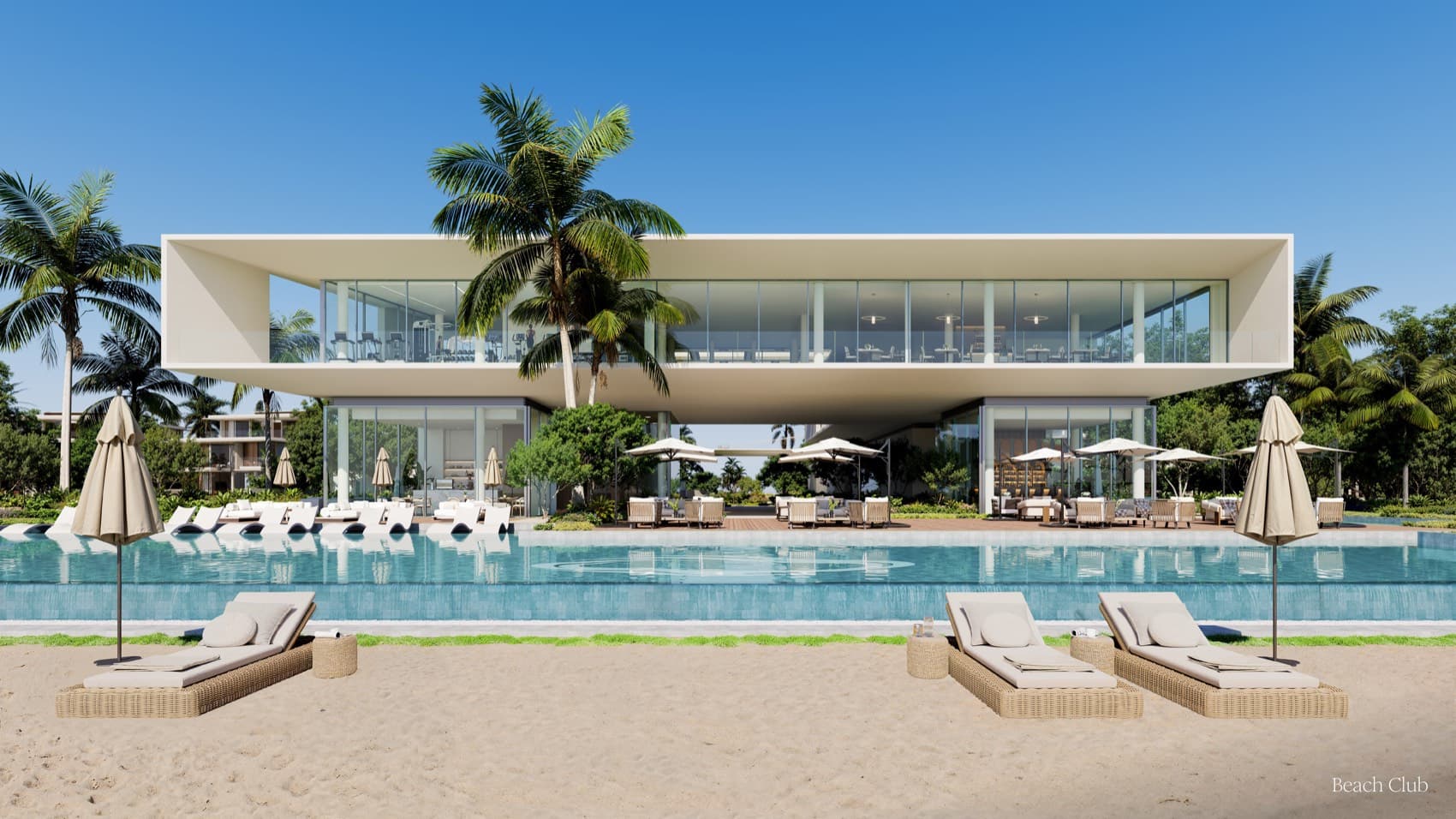 Beach club — Bay Estate, Dubai Islands