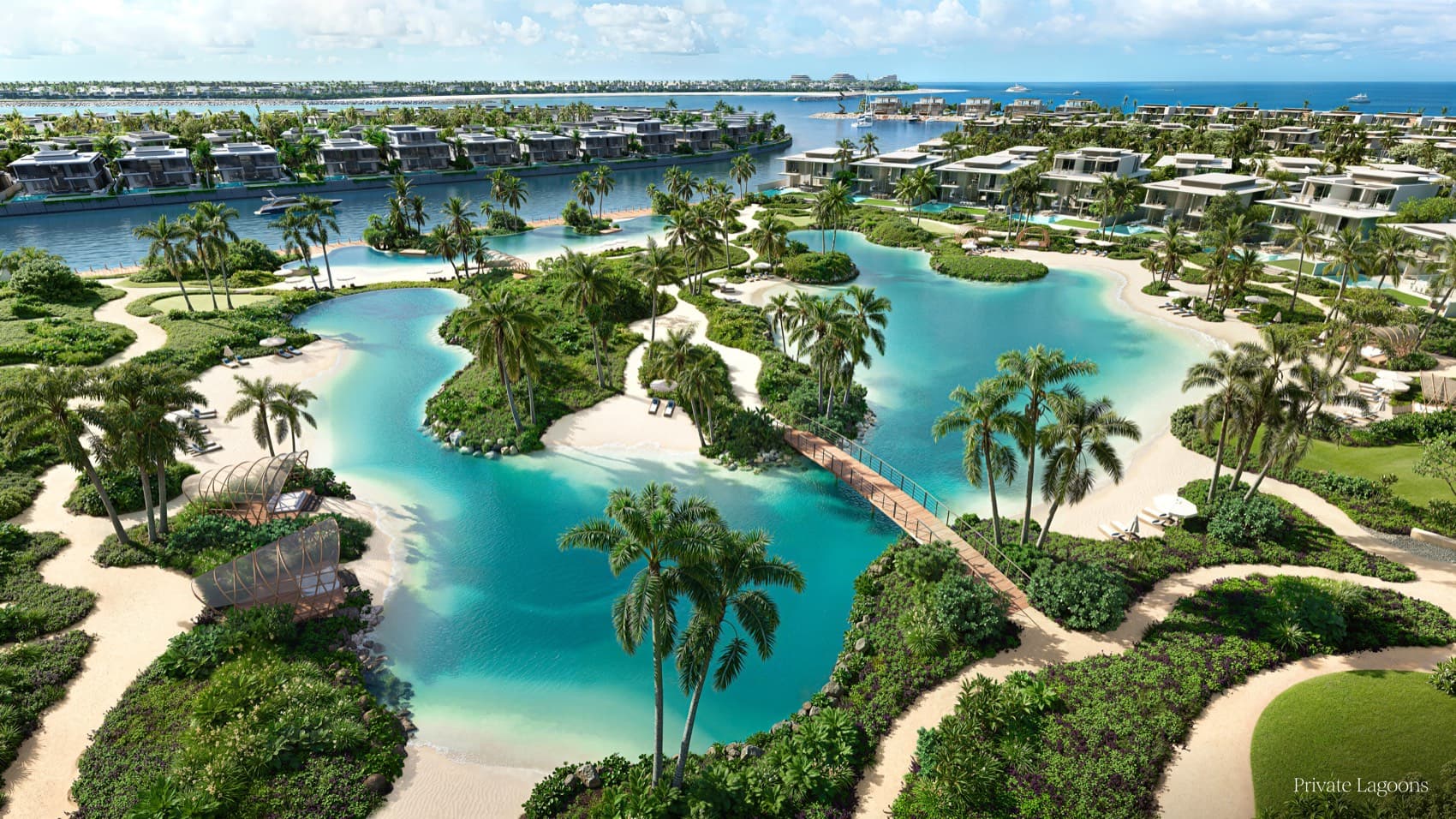 Private lagoons — Bay Estate, Dubai Islands