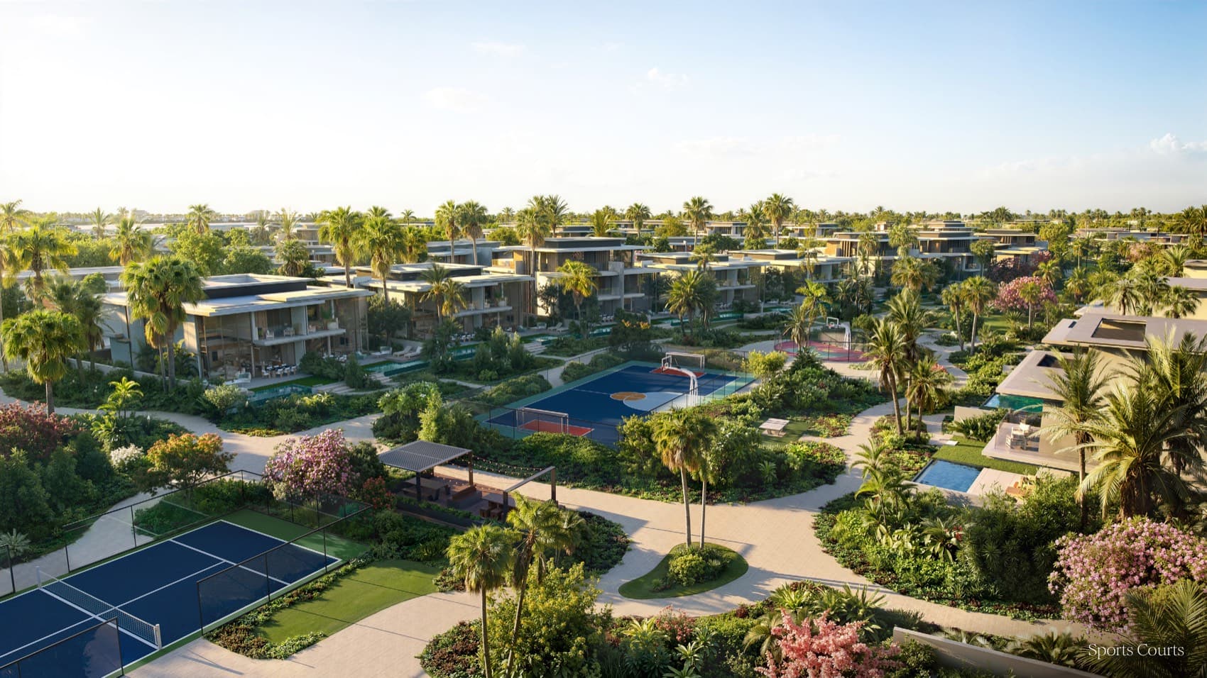 Sports courts — Bay Estate, Dubai Islands