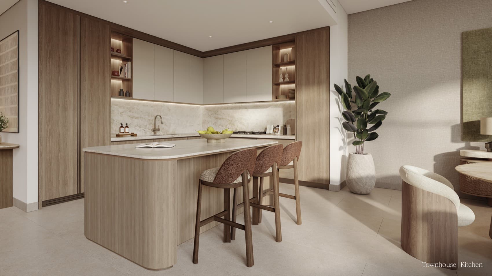 Townhouse · kitchen — Bay Estate, Dubai Islands