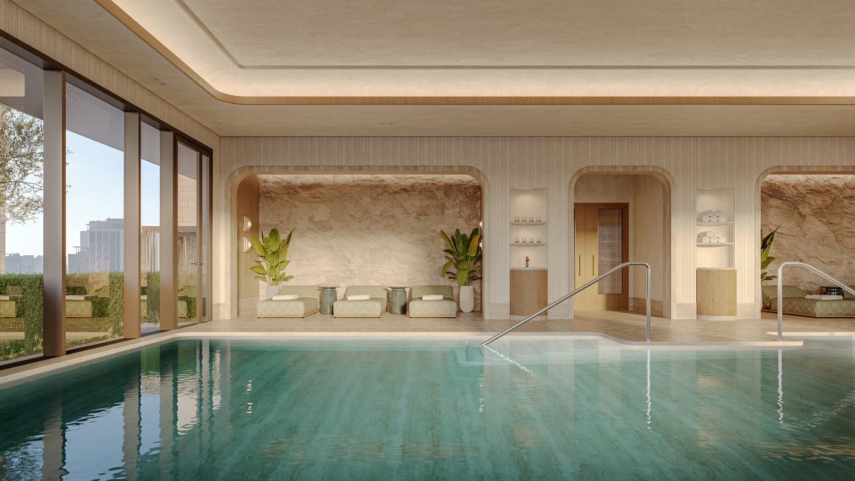 Indoor Pool & Kids' Pool — The Ritz-Carlton Residences, Al Maryah Island