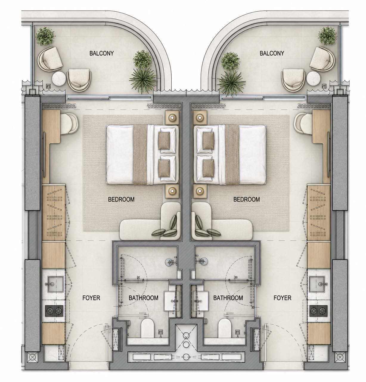 Studio floor plan, Ardee Views
