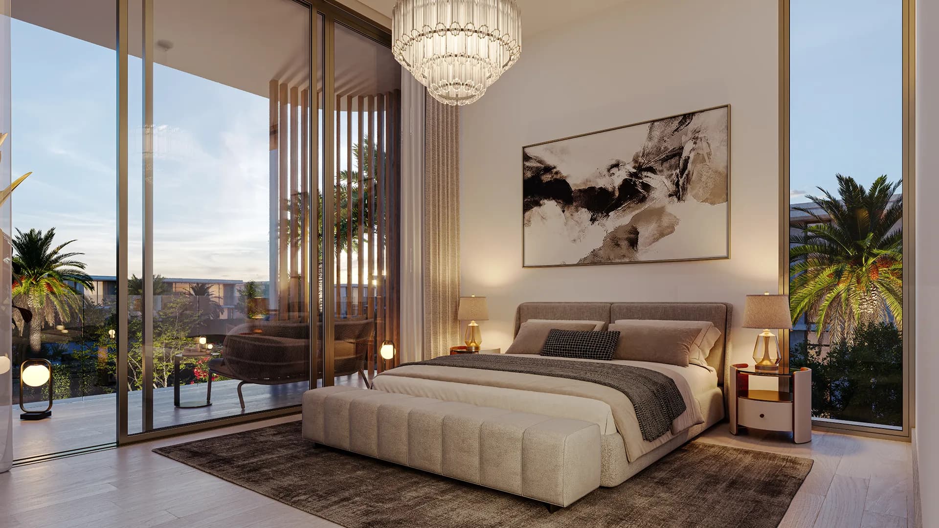 Manchester City Yas Residences — Principal bedroom in a five-bedroom villa