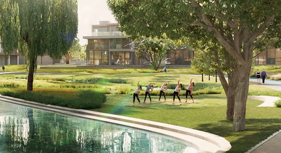 Nad Al Sheba Gardens masterplan — Meditation Node