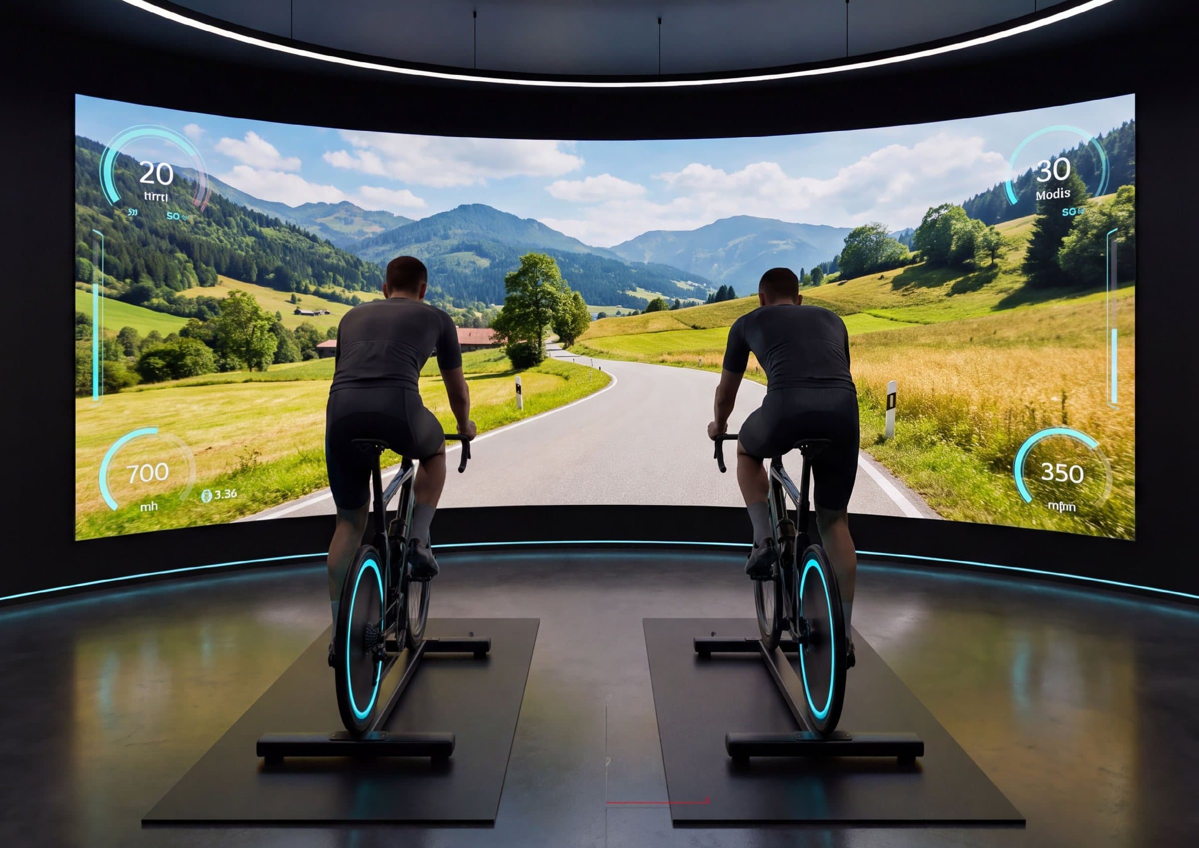 Immersive fitness studio