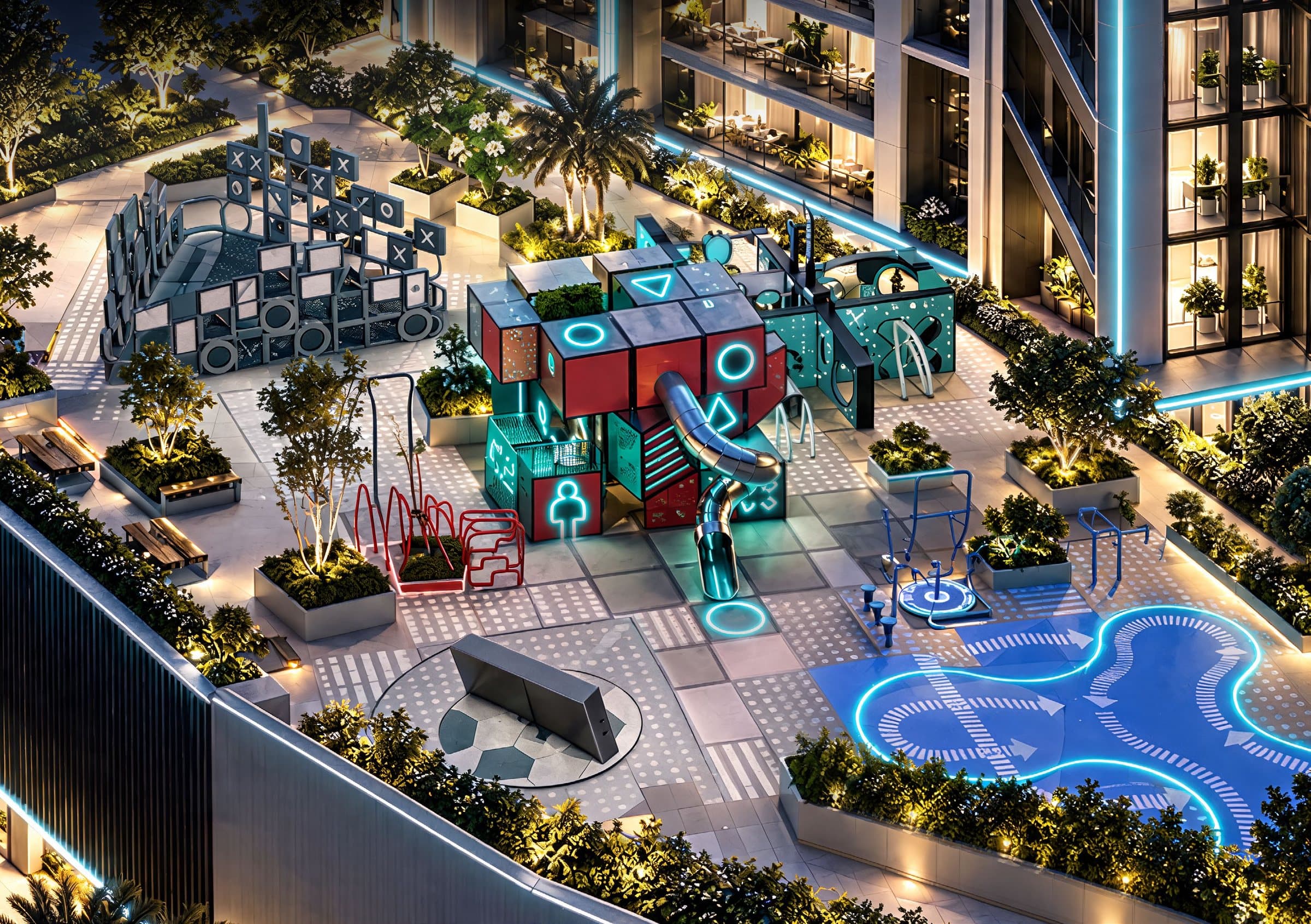 Kids' play area