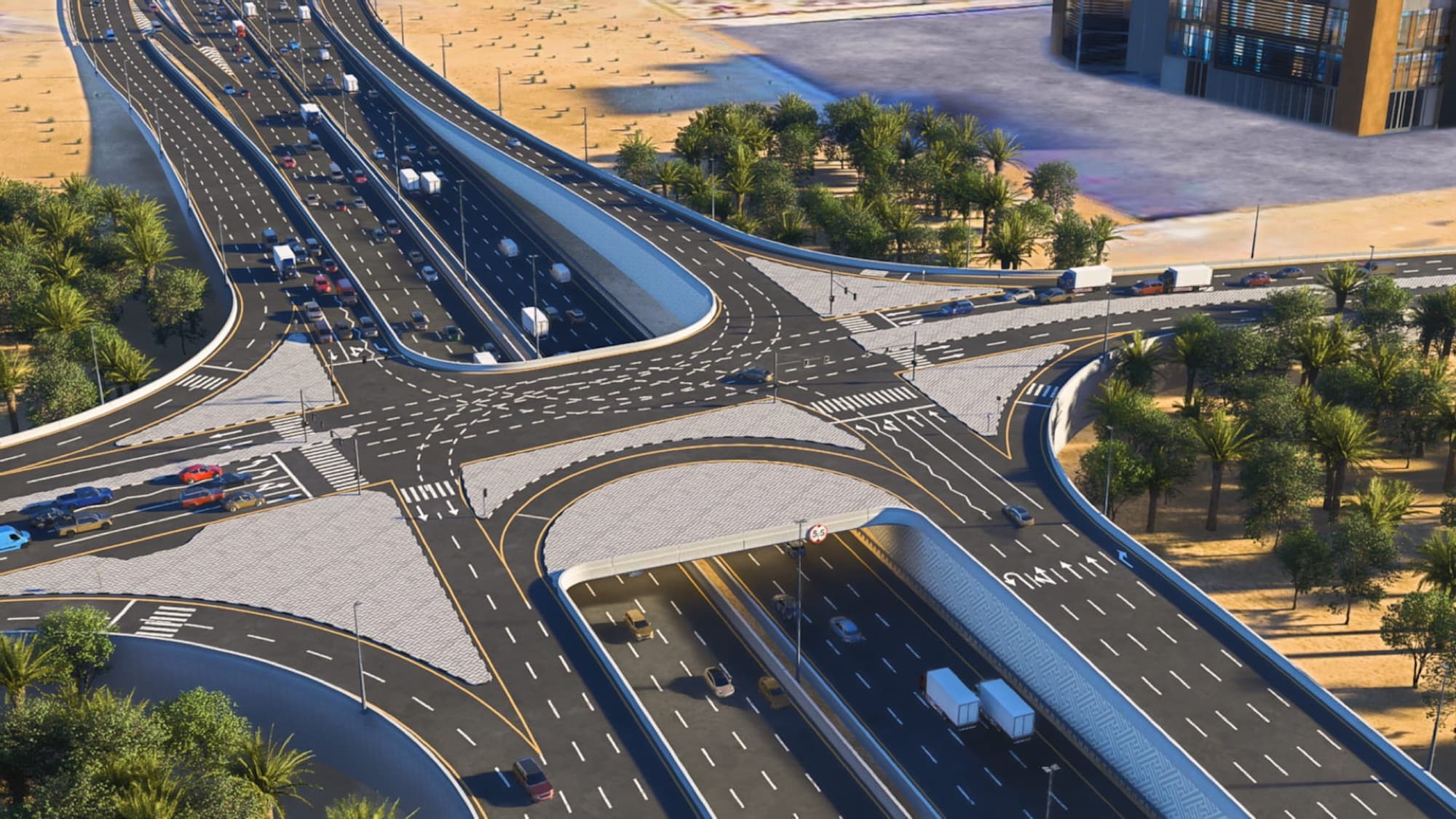 Latifa bint Hamdan Corridor project render — RTA, July 2026
