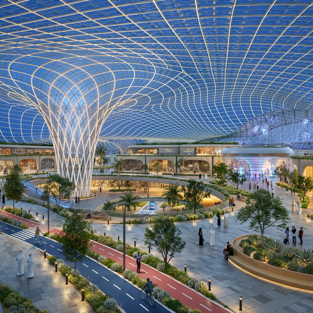 Wadeem Gardens by Modon — The air-conditioned spine